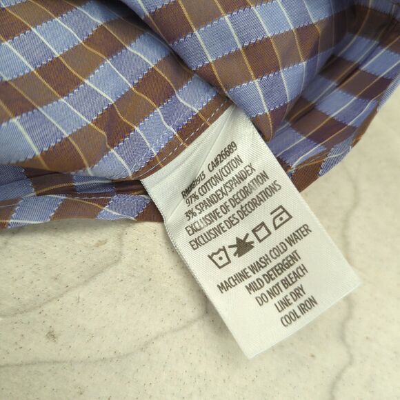 Robert Graham Modern American Shirt XL Flip Cuff Plaid Button Down Long Sleeve - Picture 4 of 11